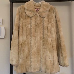 Faux fur coat- juicy couture